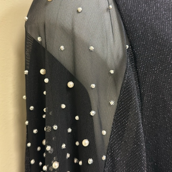 Plus size black Alex Evenings pant set - Picture 3 of 8